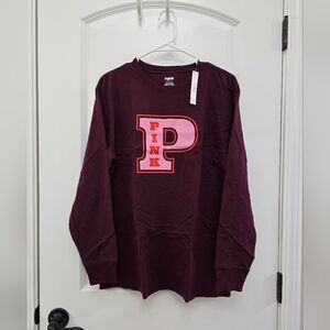 Victoria's Secret PINK campus long-sleeved tee